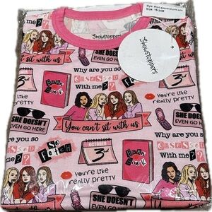 18-24 Showstoppers Mean Girls Short Sleeve Pajamas